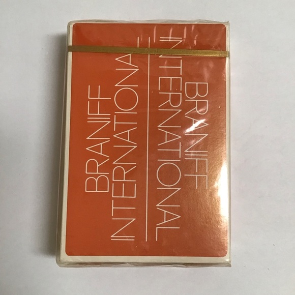 Braniff International Airlines BRIDGE Deck Playing Cards NEW SEALED Vintage - Picture 4 of 5